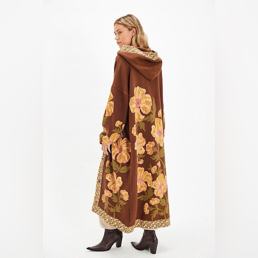 $248! Sold Out! Free People Women's Natural Super Bloom Cardi Small NWOT